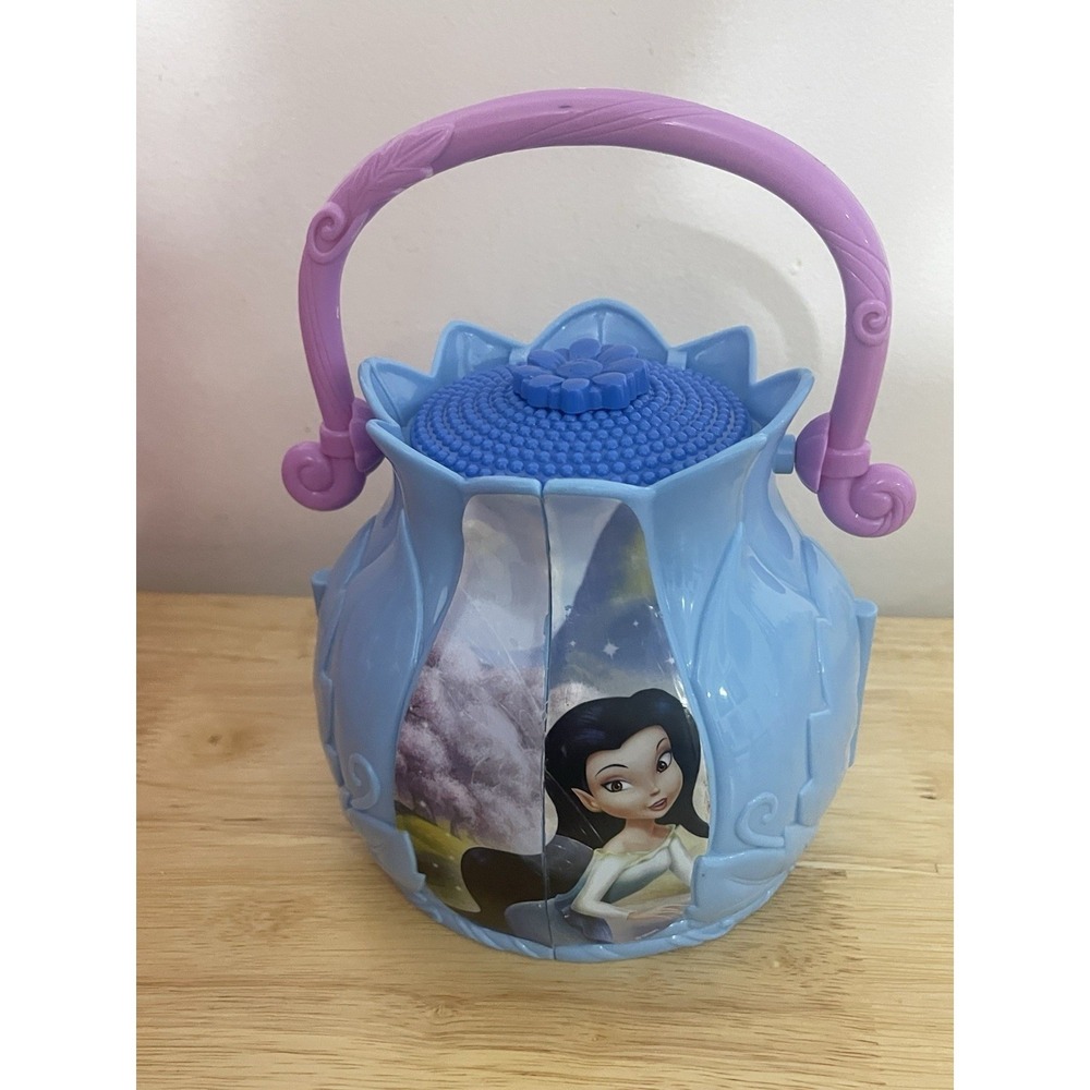 Disney Fairies Tink Silvermist Play Set Jewelry Box Cottage 2010 Jakks Totable